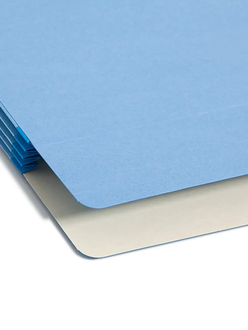 Smead® File Pocket Expanding Color Pockets, 3 1/2" Expansion, Letter Size, Blue