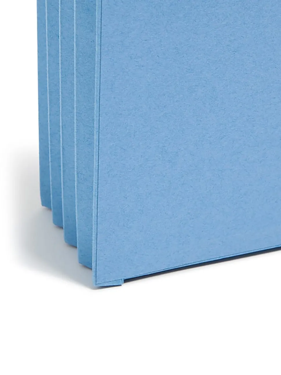 Smead® File Pocket Expanding Color Pockets, 3 1/2" Expansion, Letter Size, Blue