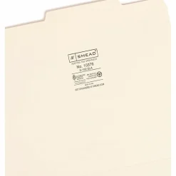 Smead® Guide 2/5-Cut File Folders, Letter Size (8 1/2