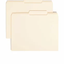 Smead® Guide 2/5-Cut File Folders, Letter Size (8 1/2