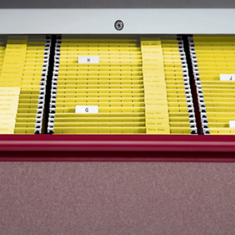 Smead® Hanging File Folders, 1/5-Cut Adjustable Tab, Letter Size, Yellow, Box Of 25