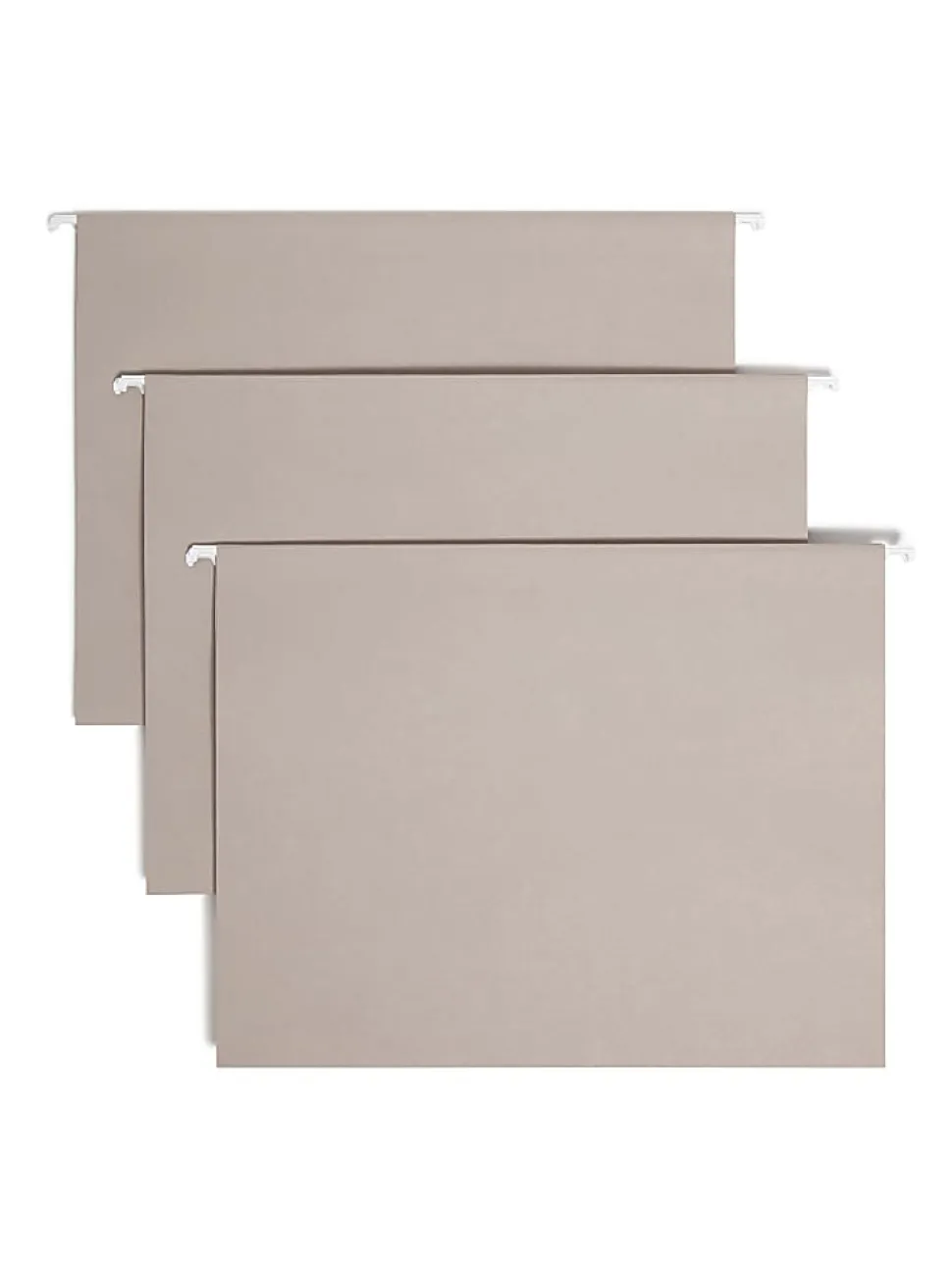 Smead® Hanging File Folders, Letter Size, Gray, Box Of 25 Folders