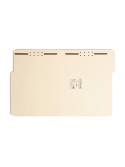 Smead® Heavyweight Manila Fastener Folders, Letter Size, Pack Of 50