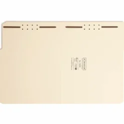 Smead® Heavyweight Manila Fastener Folders, Letter Size, Pack Of 50