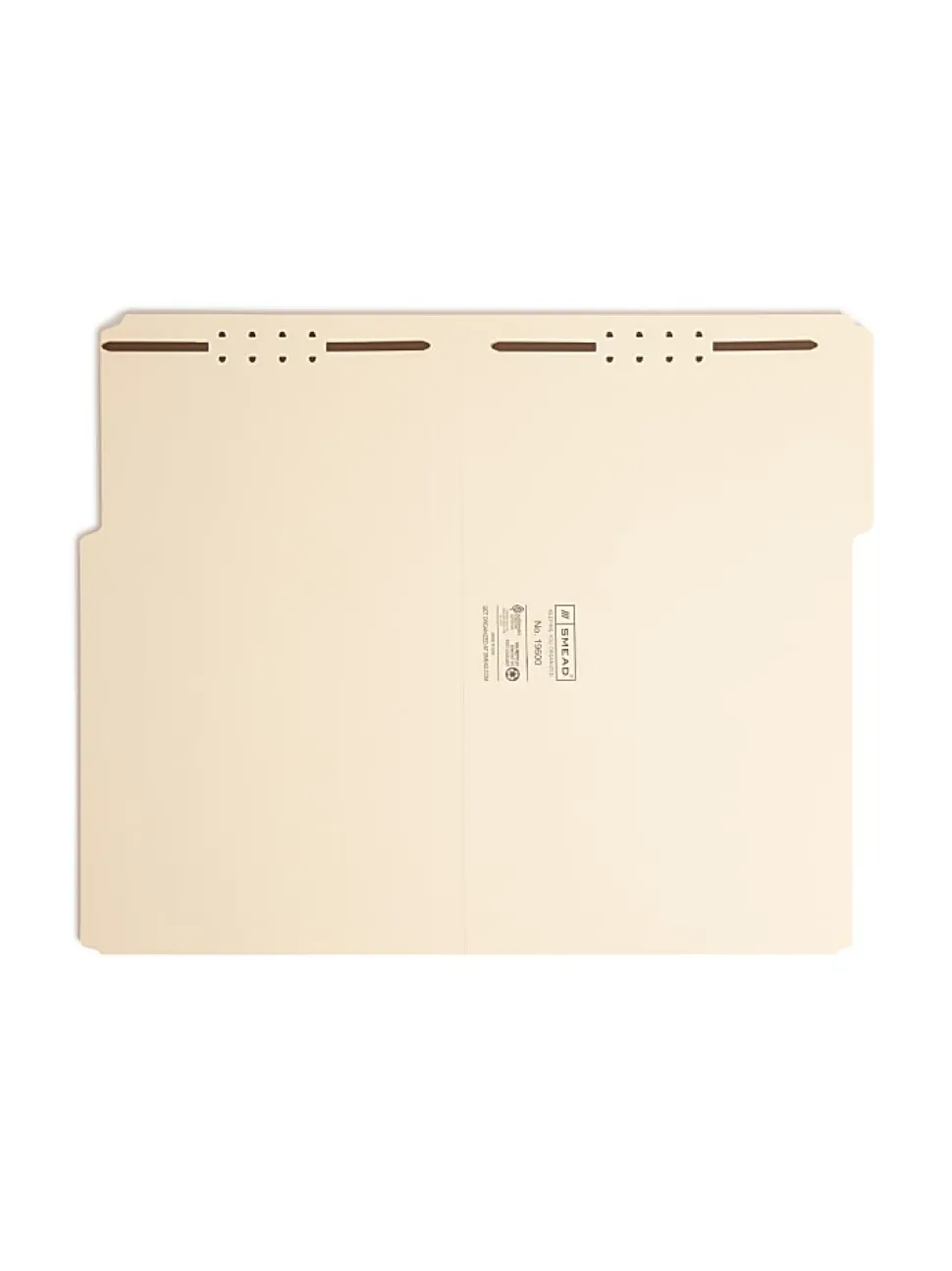 Smead® Heavyweight Manila Fastener Folders, Legal Size, Pack Of 50