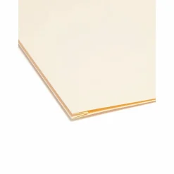SmeadĀ® Heavyweight Top-Tab Expansion Folders, Letter Size, Manila, Box Of 50