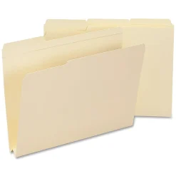Smead® Heavyweight Top-Tab Expansion Folders, Letter Size, Manila, Box Of 50