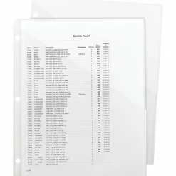 Smead® Inndura 3-Hole Poly Slash Jackets, 9 1/4