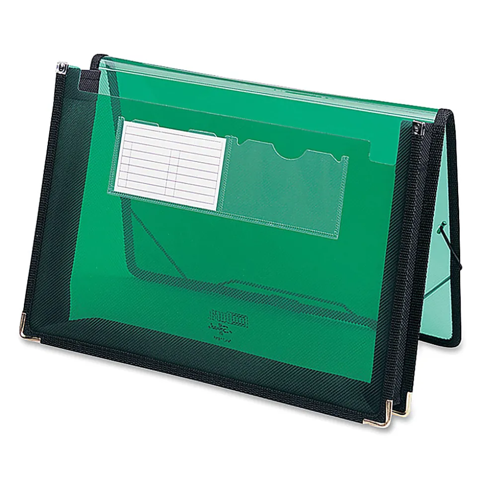 Smead® Inndura UltraColor Expanding Wallet, Letter Size, 5 1/4" Expansion, Green