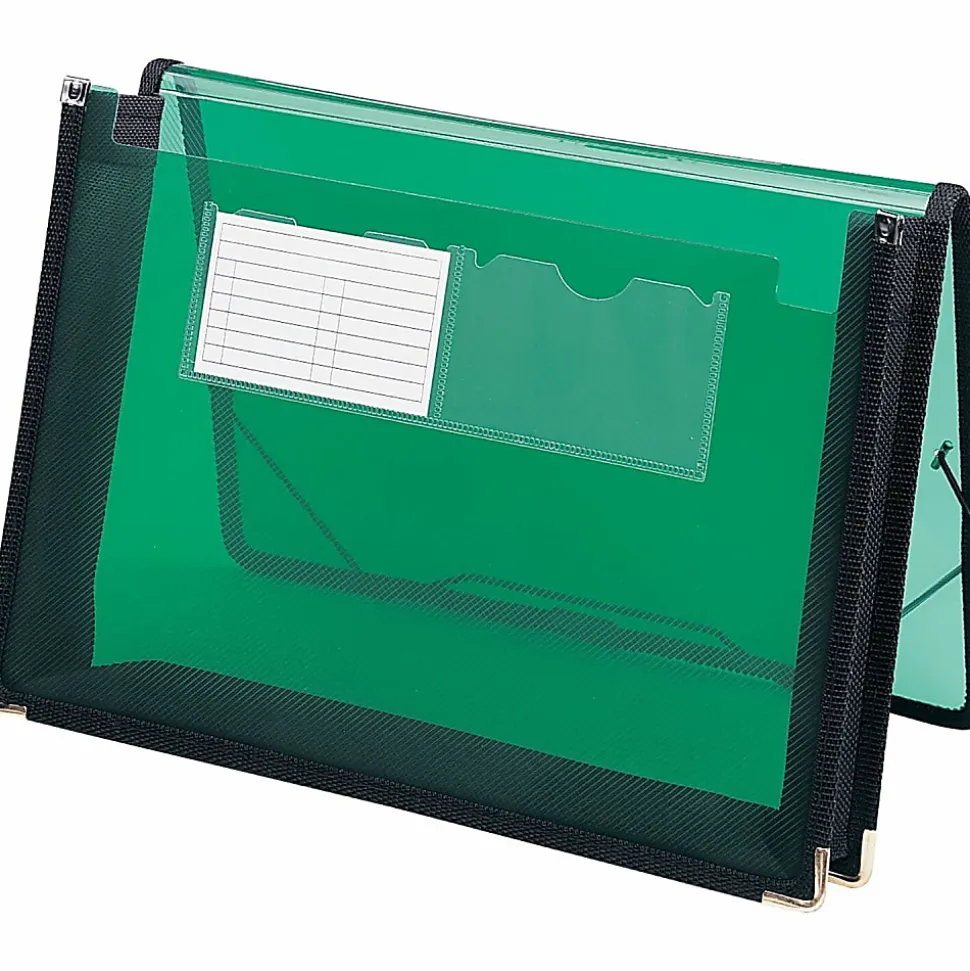 Smead® Inndura UltraColor Expanding Wallet, Letter Size, 5 1/4" Expansion, Green