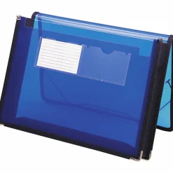 SmeadĀ® Inndura UltraColor Expanding Wallet, Letter Size, 5 1/4" Expansion, Blue