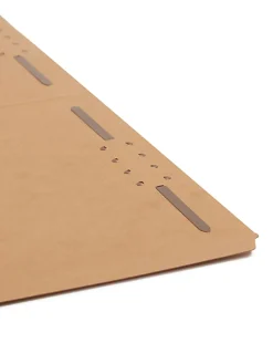 Smead® Kraft Reinforced Tab Fastener Folders, 3/4