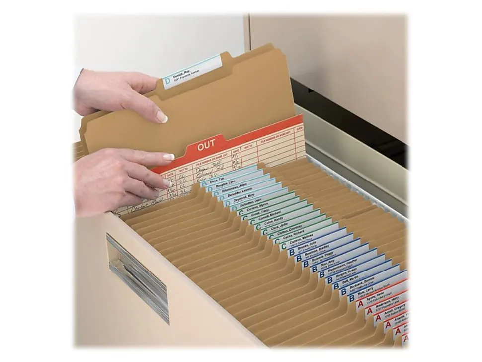 Smead® Kraft Reinforced Tab Fastener Folders, 3/4" Expansion, 8 1/2" x 14", Legal, Brown, Box of 50
