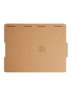 Smead® Kraft Reinforced Tab Fastener Folders, 3/4