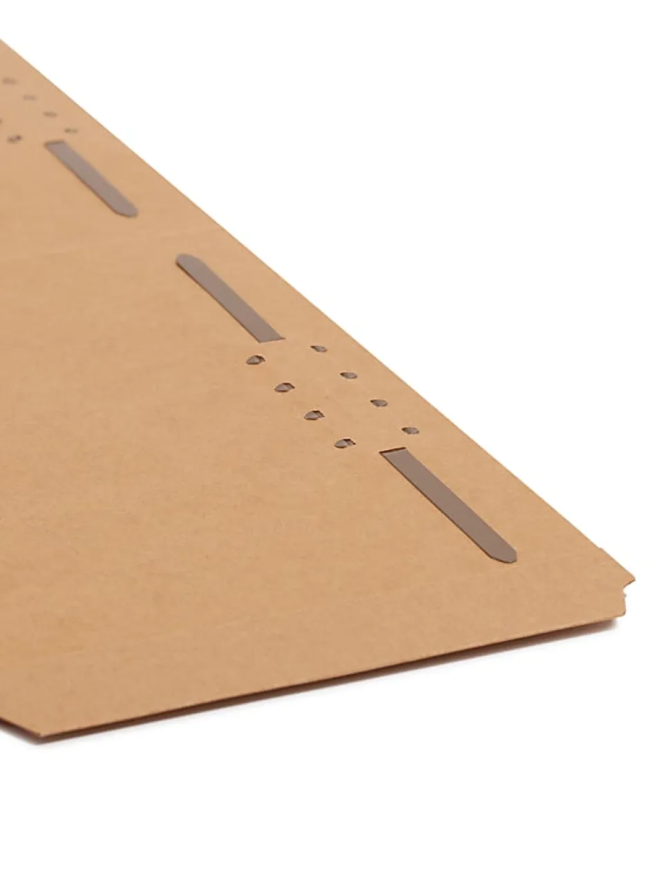 Smead® Kraft Reinforced Tab Fastener Folders, Legal Size, 1/3 Cut, Pack Of 50