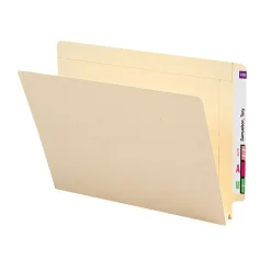 Smead® Manila End-Tab Expanding Folders, 1 1/2