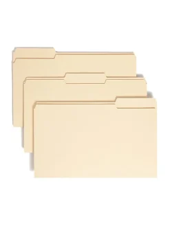 Smead® Manila File Folders, Legal Size, 1/3 Cut, Box Of 100