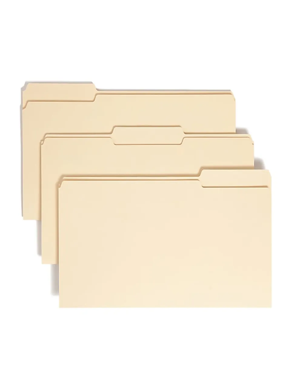 Smead® Manila File Folders, Legal Size, 1/3 Cut, Box Of 100