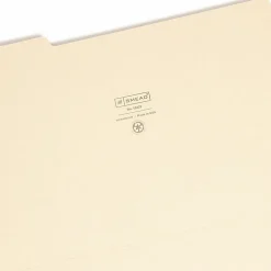 Smead® Manila File Folders, Legal Size, 1/3 Cut, Box Of 100