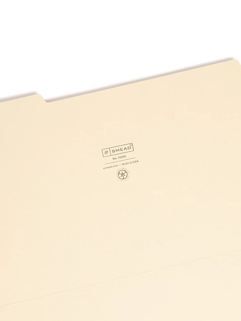 Smead® Manila File Folders, Legal Size, 1/3 Cut, Box Of 100