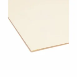 Smead® Manila File Folders, Legal Size, 1/2 Cut, Box Of 100