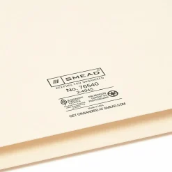 Smead® Manila File Jackets, 1 1/2” Expansion, Legal Size, Box Of 50