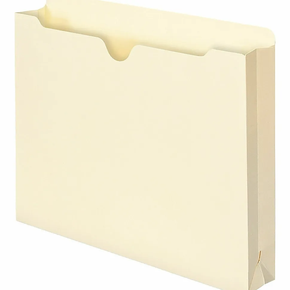 Smead® Manila File Jackets, 2" Expansion, Letter Size, Box Of 50 Jackets
