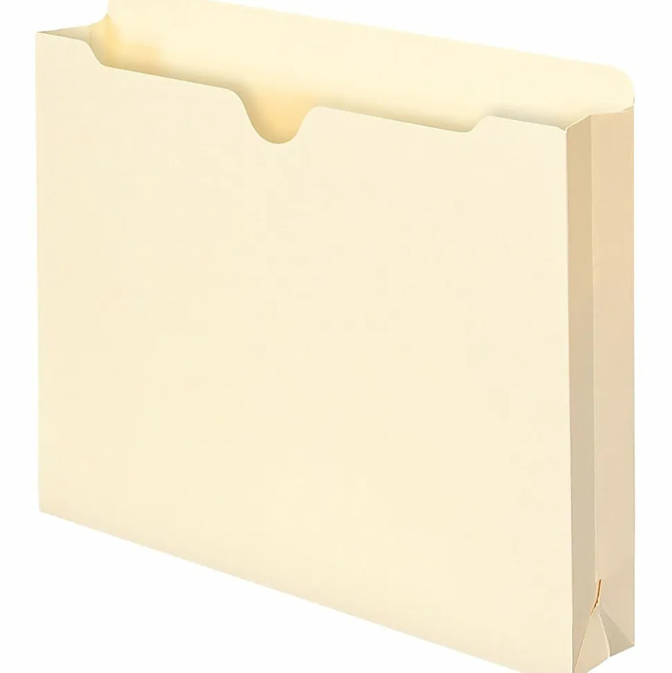Smead® Manila File Jackets, 2" Expansion, Letter Size, Box Of 50 Jackets