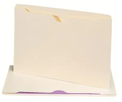 Smead® Manila File Jackets, Reinforced Tab, 9 1/2