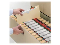 Smead® Manila File Jackets, Reinforced Tab, 9 1/2