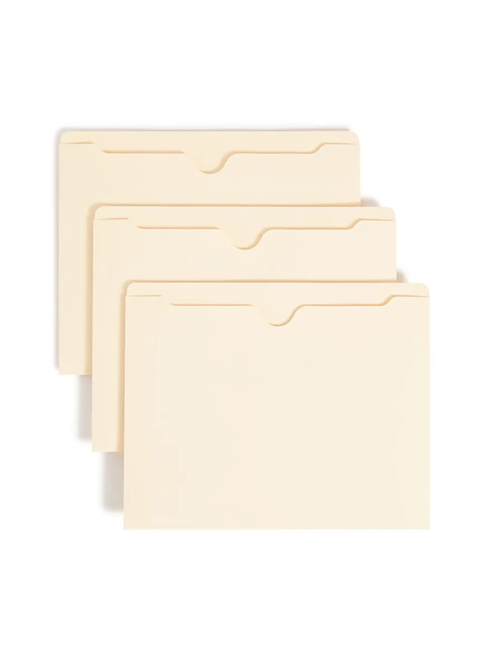 Smead® Manila File Jackets, Reinforced Tab, 9 1/2" x 11 3/4", Pack Of 100 (75500)
