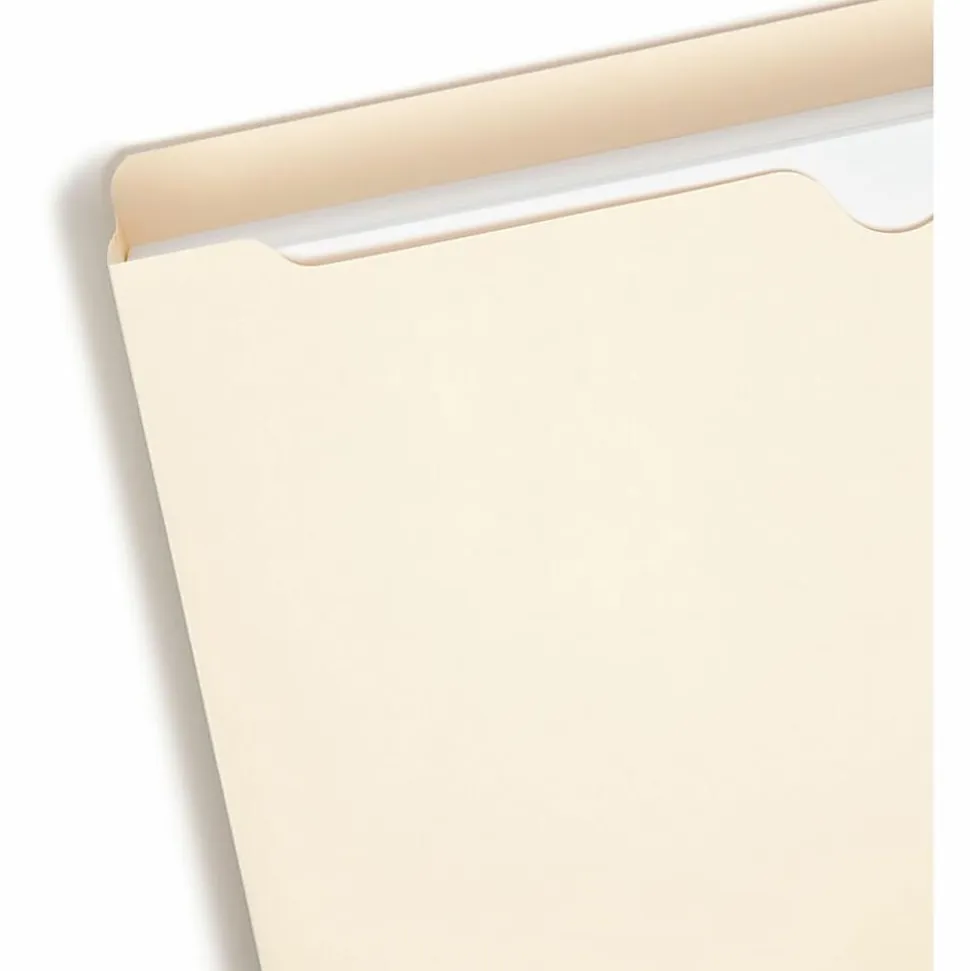 Smead® Manila File Jackets, Reinforced Tab, 2” Expansion, Legal Size, Box Of 50 (76560)