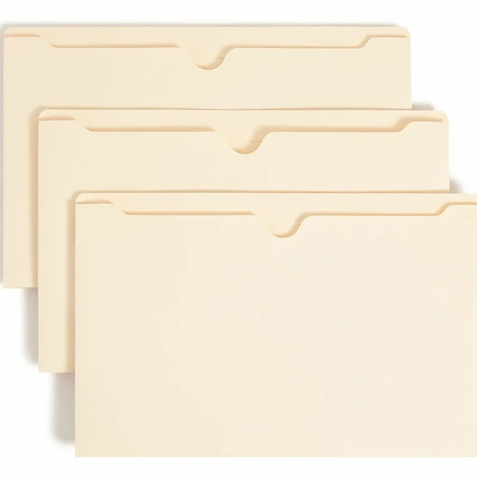 Smead® Manila File Jackets, Reinforced Tab, 2” Expansion, Legal Size, Box Of 50 (76560)