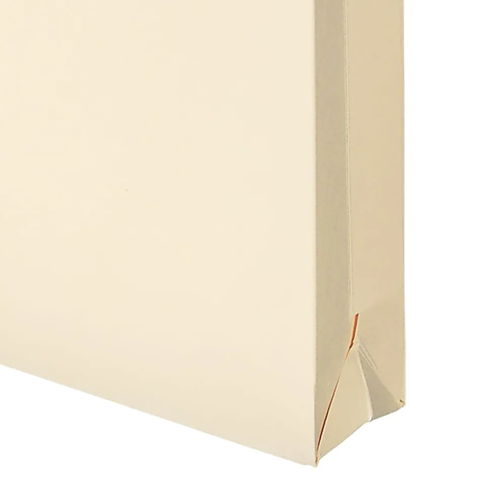 Smead® Manila File Jackets, Reinforced Tab, 1 1/2” Expansion, Letter Size, Box Of 50