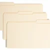 Smead® Manila Folders With SafeSHIELD® Coated Fasteners, Legal Size, Box Of 50