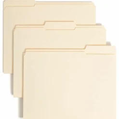 Smead® Manila Folders With SafeSHIELD® Coated Fasteners, Letter Size, Box Of 50
