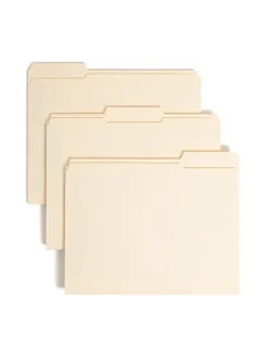 Smead® Manila Folders With SafeSHIELD® Coated Fasteners, Letter Size, Box Of 50