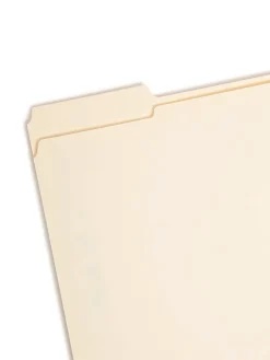 Smead® Manila Folders With SafeSHIELD® Coated Fasteners, Letter Size, Box Of 50