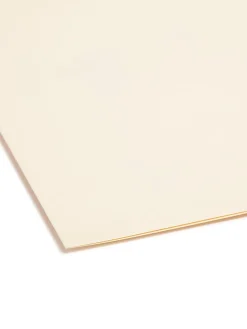 Smead® Manila Folders With SafeSHIELD® Coated Fasteners, Letter Size, Box Of 50