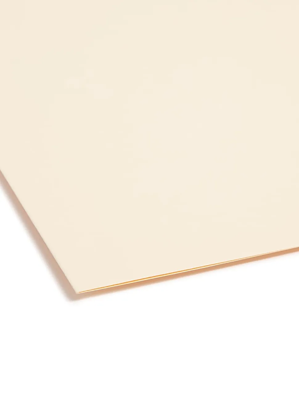 Smead® Manila Reinforced Tab Fastener Folders With Two Fasteners, 1" Expansion, 8 1/2" x 11", Letter, Manila, Box of 50