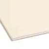 Smead® Manila Reinforced Tab Fastener Folders, Legal Size, 1/3 Cut, Pack Of 50