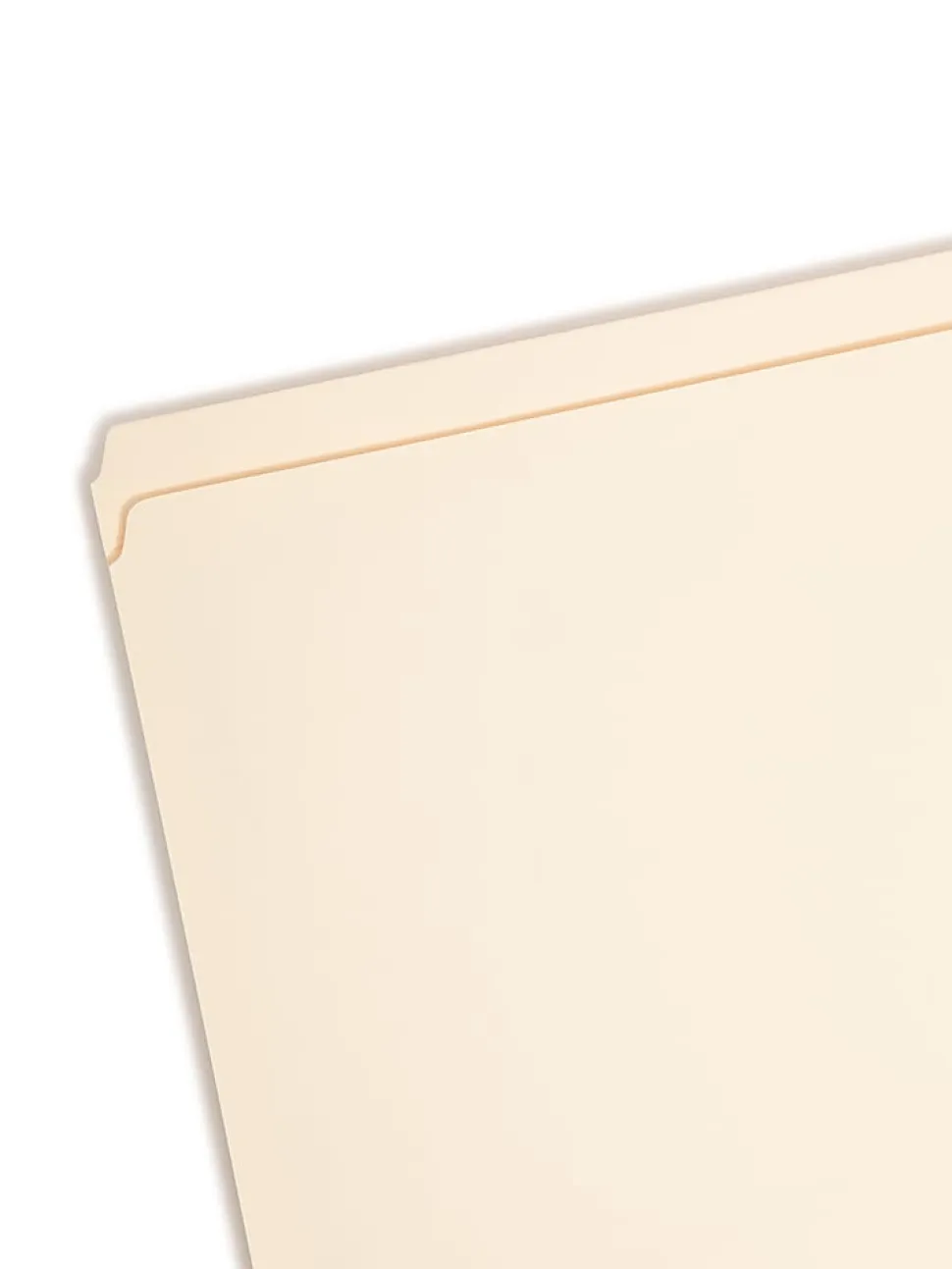 Smead® Manila Reinforced Tab Fastener Folders, 3/4" Expansion, 8 1/2" x 11", Letter, Manila, Box of 50