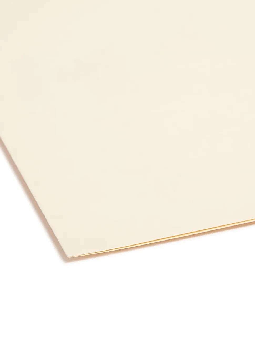 Smead® Manila Reinforced Tab Fastener Folders With Two Fasteners, Straight Cut, Legal Size, Pack Of 50