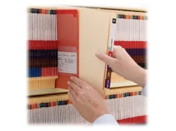 Smead® Manila Single-Ply End-Tab Folders, Letter Size, Straight Cut, Pack Of 100
