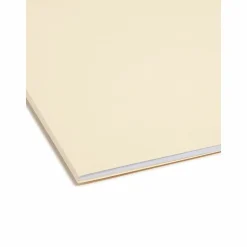 Smead® 2-Ply Manila Folders With Fasteners, Letter Size, 100% Recycled, Manila, Box Of 50