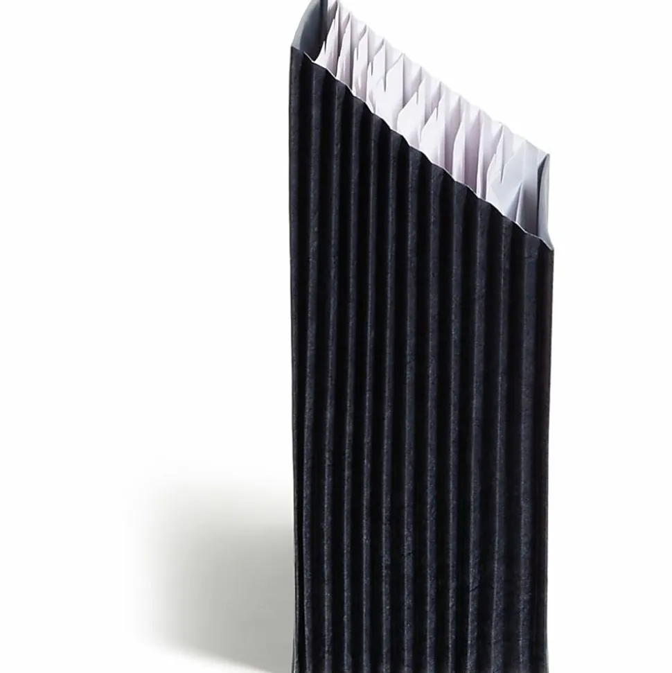 Smead® 12-Pocket Stadium® File, Letter Size, 10% Recycled, Navy