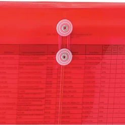 Smead® Poly Envelopes With String-Tie Closure, Side Load, 1 1/4