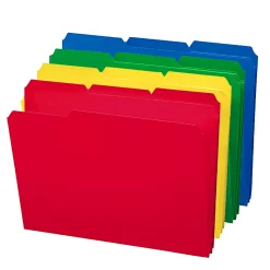 Smead® Poly File Folders, 9 1/2