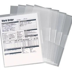 Smead® Poly Translucent Project Jackets, Letter Size, Clear, Pack Of 5