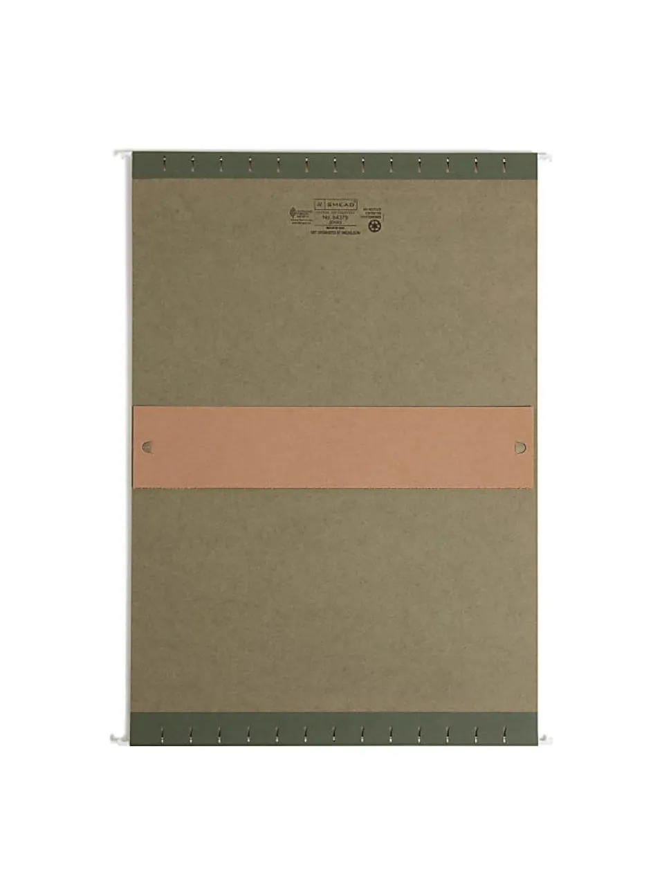 Smead® Premium Box-Bottom Hanging File Folders, 3" Expansion, Legal Size, Standard Green, Box Of 25 Folders